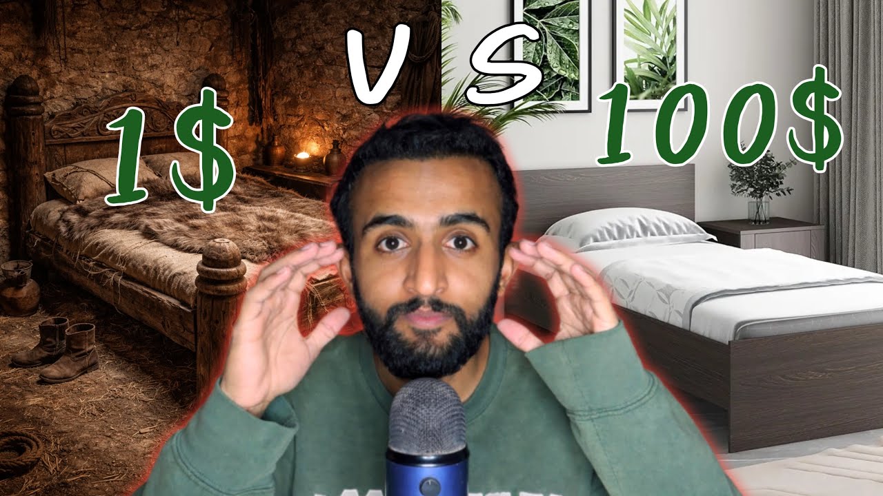 1$ Bed Vs 100$ Bed ASMR 