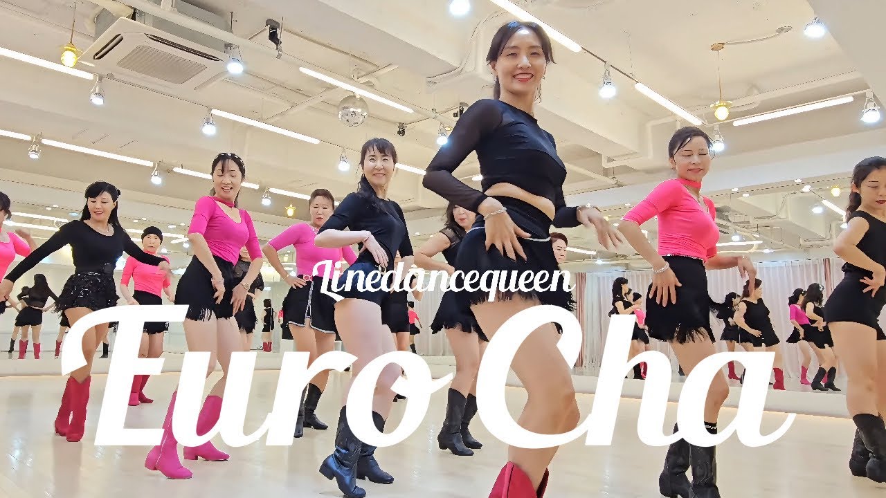 Euro Cha Line Dance l High Intermediate l 유로 차 라인댄스 l Linedancequeen l Junghye Yoon