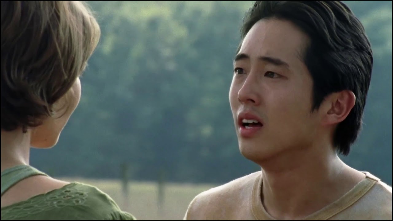 glenn rhee happy funny scenes