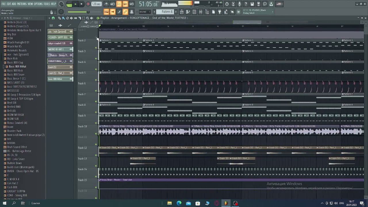 FORGOTTENAGE - End of the World | REMAKE on FL Studio