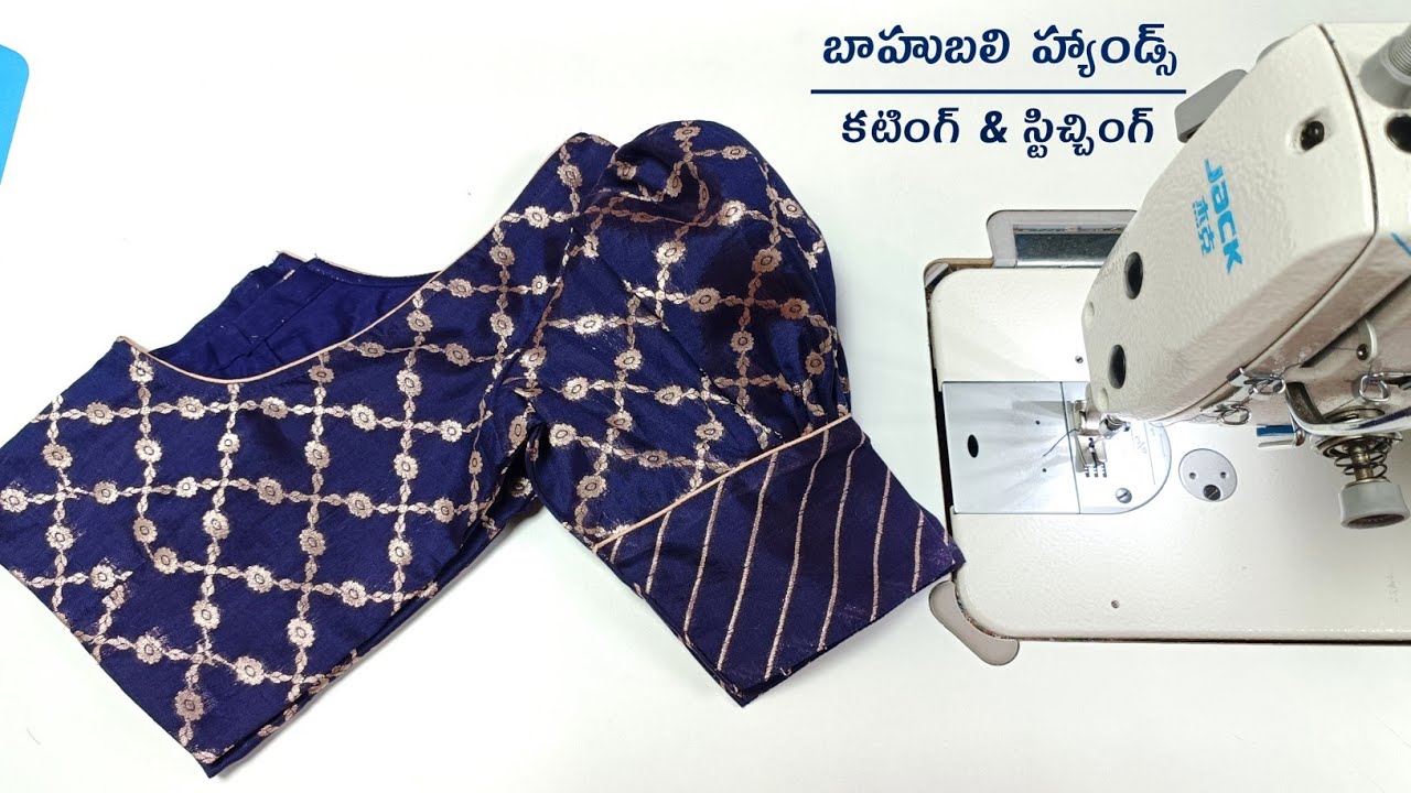Bahubali hands cutting and stitching / Puff sleeves design cutting & stitching / Trending sleeves