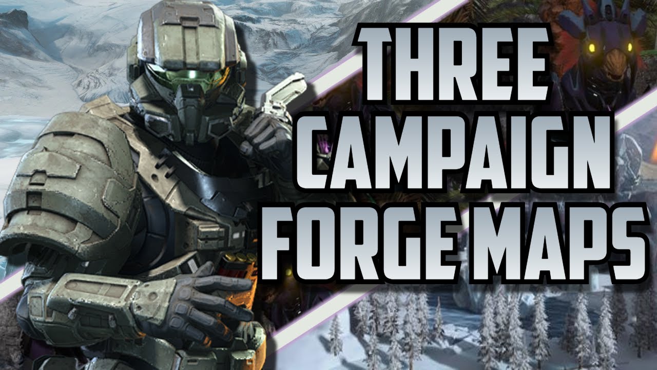 THREE Campaign FORGE AI Maps You NEED To Play! | Halo Infinite