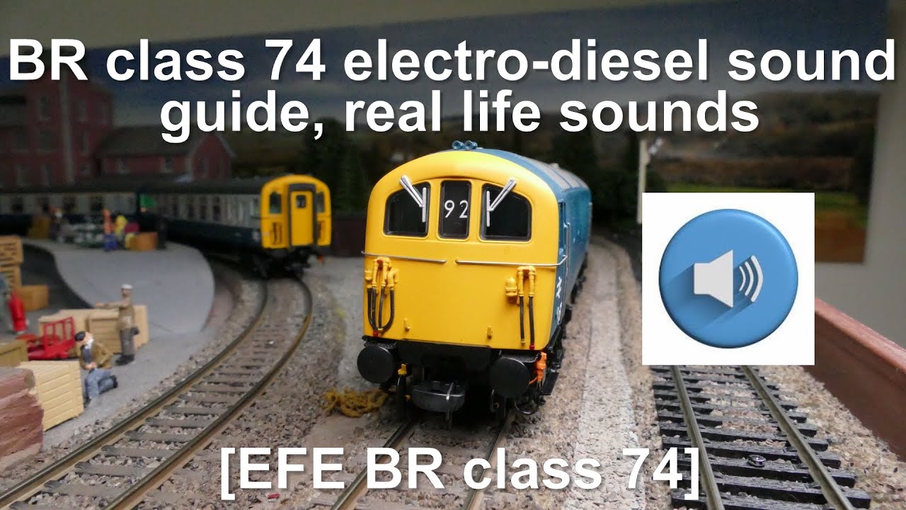 BR class 74 electro-diesel sound guide, real life sounds [EFE BR class 74] #class74 #dccsound