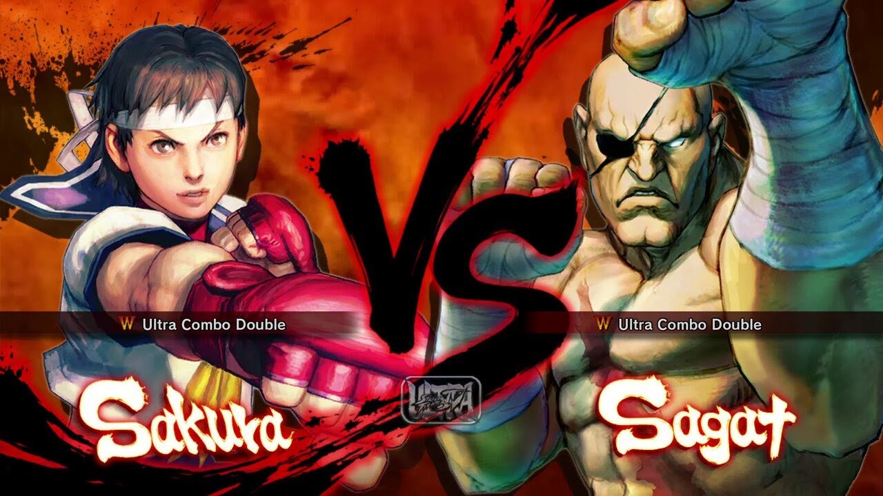 Ultra Street Fighter 4 - Сакура против Сагата [Самый сложный уровень]