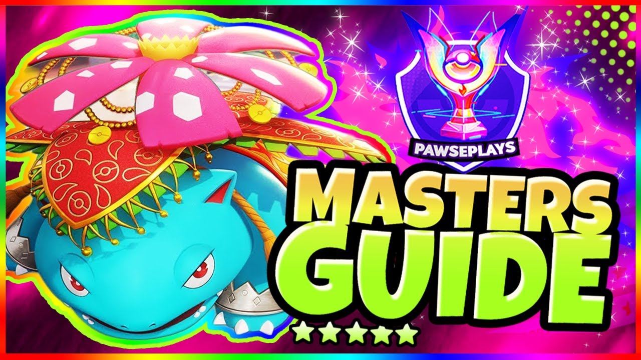 NEW VENUSAUR MASTERS GUIDE | POKEMON UNITE GAMEPLAY | 