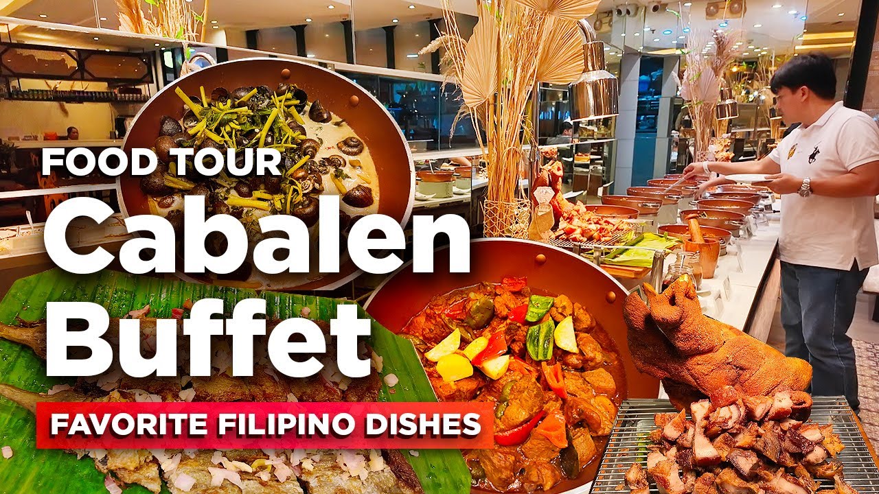 Food Tour of CABALEN BUFFET Megamall | The Classic Filipino Restaurant Experience!