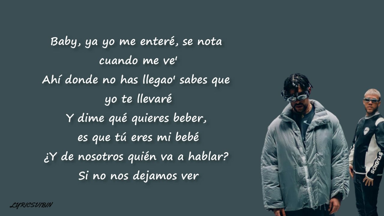 Bad Bunny x Jhay Cortez - Dakiti (Letra/Lyrics)