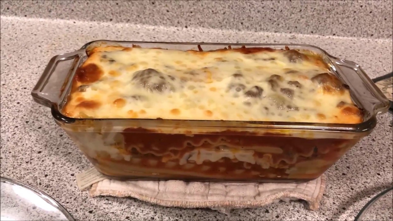 LASAGNA FOR TWO DUMP AND GO COME GET RECIPE