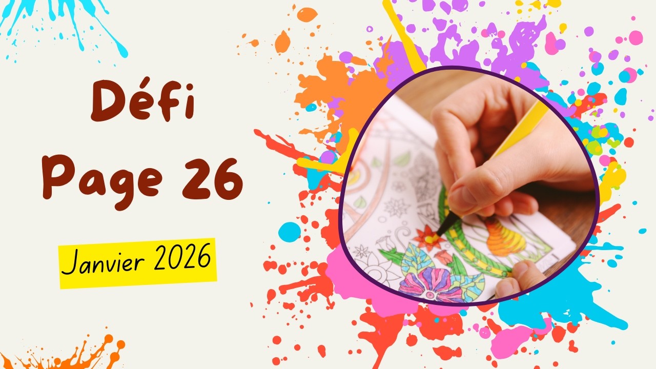 Défi page 26 : vos coloriages et nouveau thème