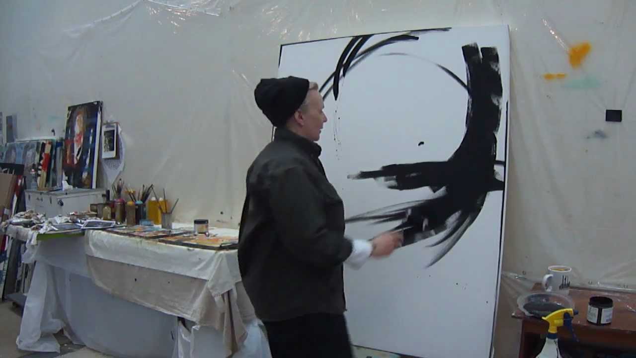 Studio 120 #21 Yay! Newly stretched canvas