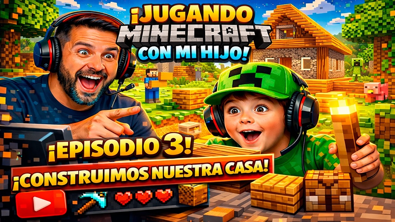MINECRAFT: COMENZAMOS LA CONSTRUCCION !!!