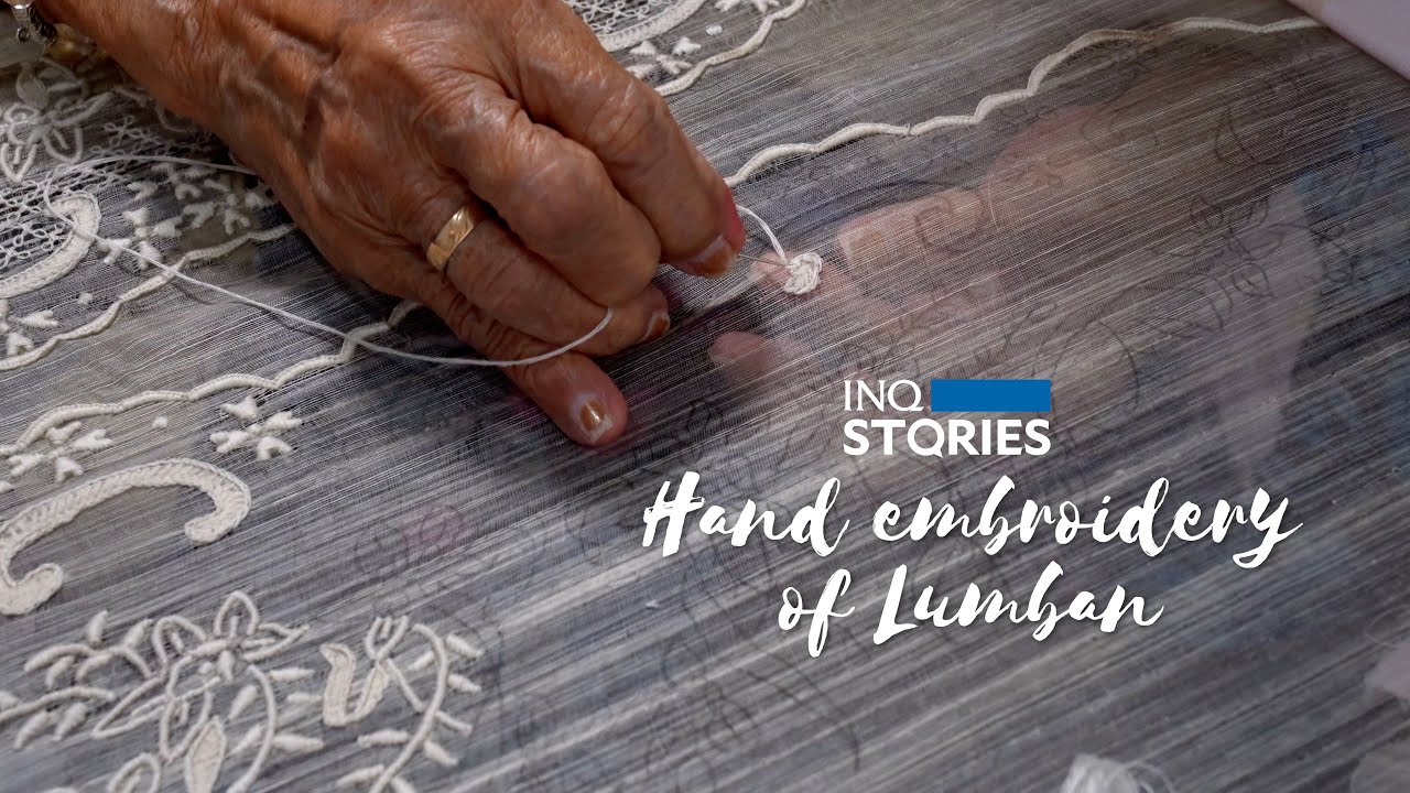 Hand embroidery of Lumban | INQStories