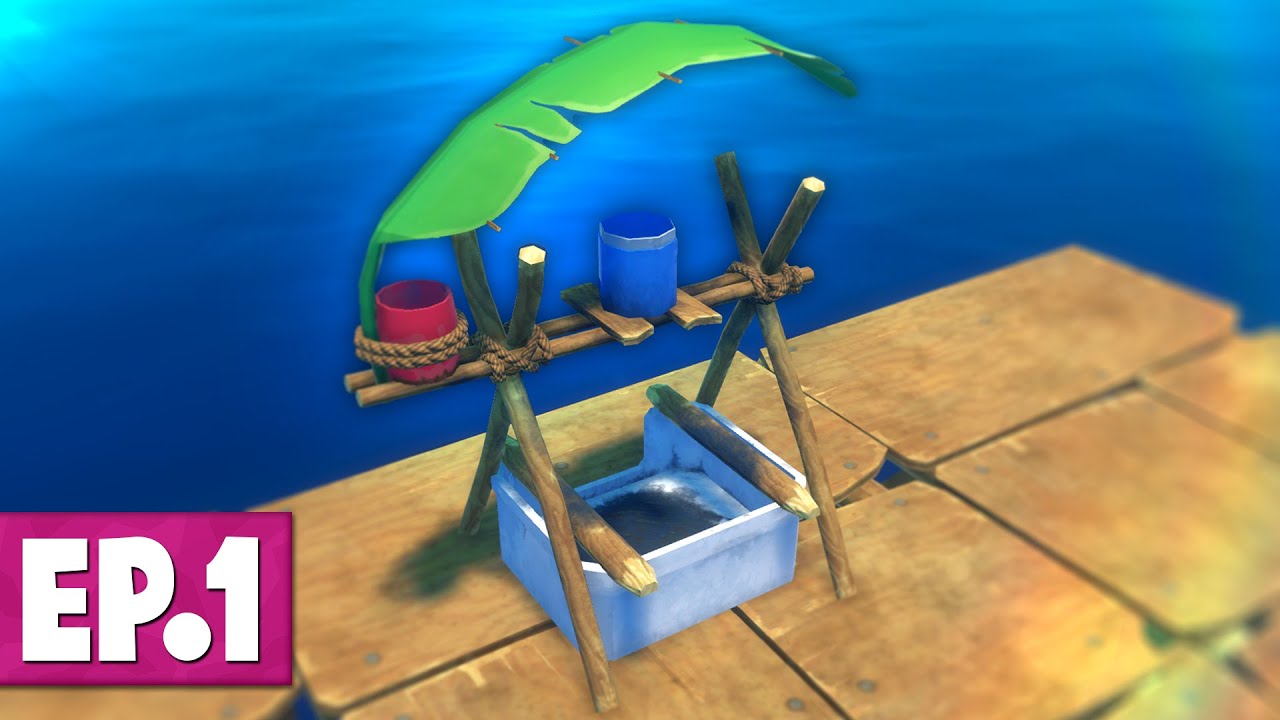 Raft Chapter 2 | STRANDED AT SEA! #1 [Co-op Crafting Survival]