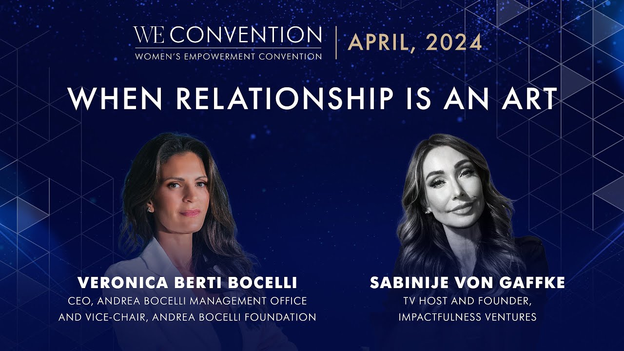 Veronica Berti Bocelli at We Convention - When relationship is an art