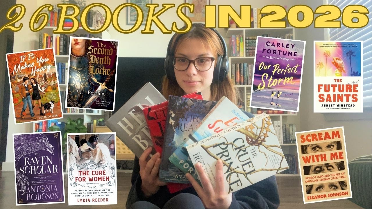 26 books in 2026| Physical TBR and New Releases