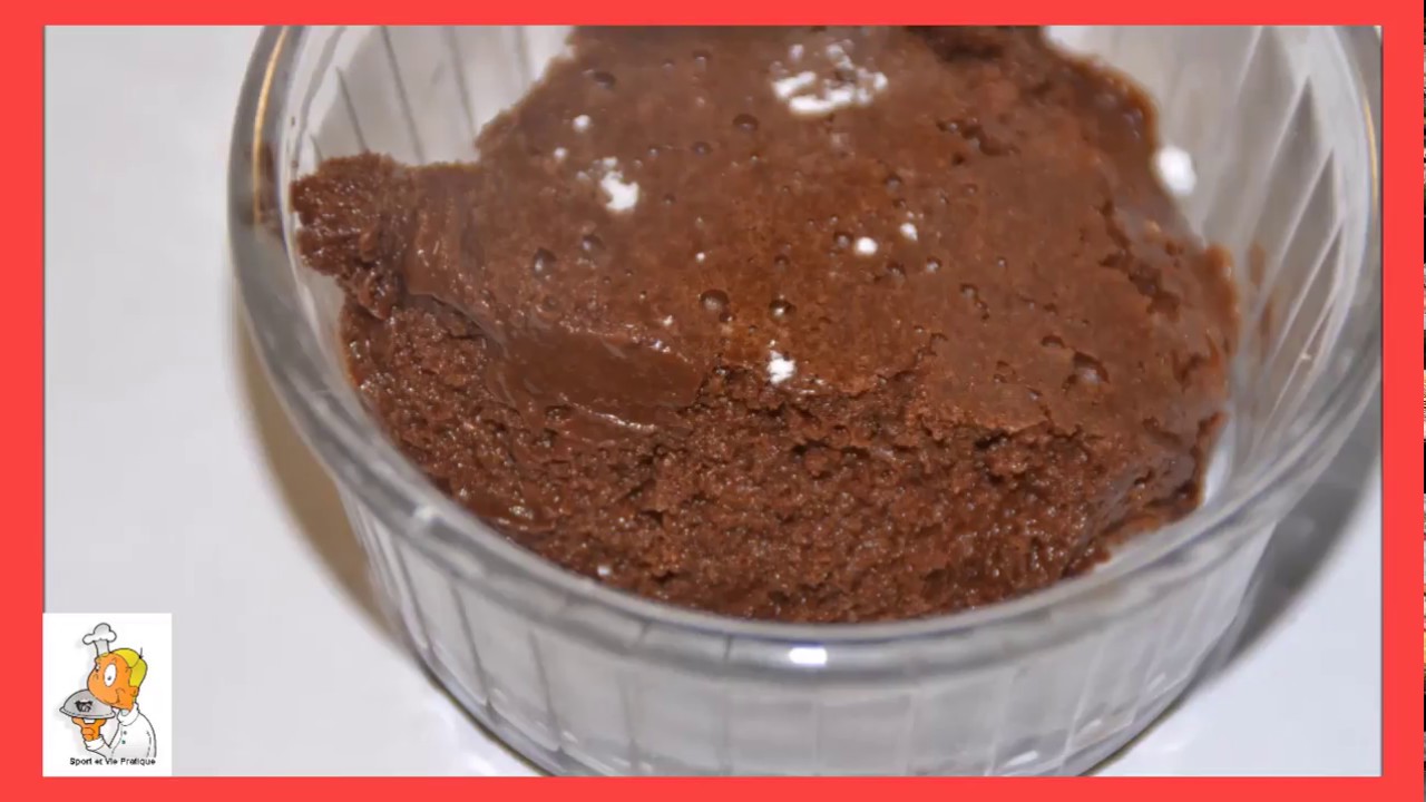 Mousse au chocolat préparation cookeo