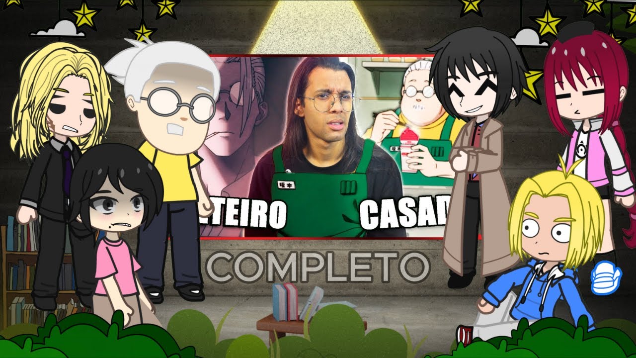 Sakamoto Days React a SAKAMOTO DAY O ASSASSINO QUE CASOU E ENGORDOU (completo)