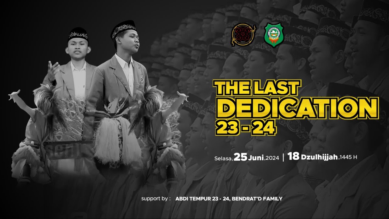 THE LAST DEDICATION PENGURUS PENGABDIAN 