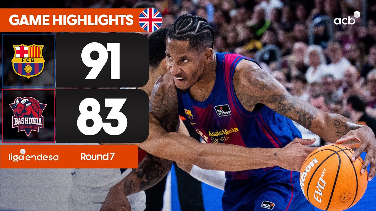 Barça vs Baskonia (91-83) GAME HIGHLIGHTS | Liga Endesa 2025-26