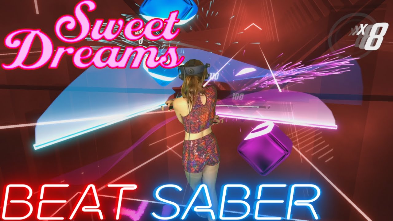 Beat Saber || Sweet Dreams (Are Made of This) [Nightcore] - Weezer (Expert+) || Mixed Reality