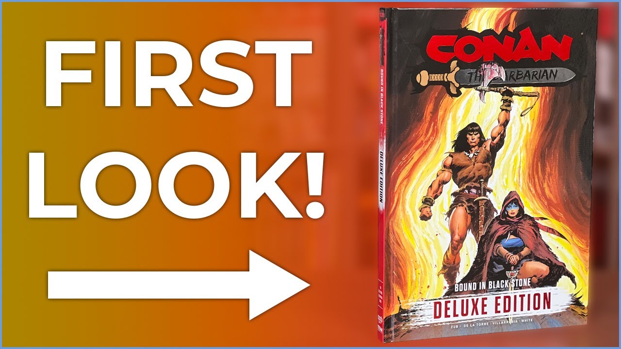 Conan the Barbarian Vol. 1: Bound In Black Stone Deluxe Edition Hardcover Overview