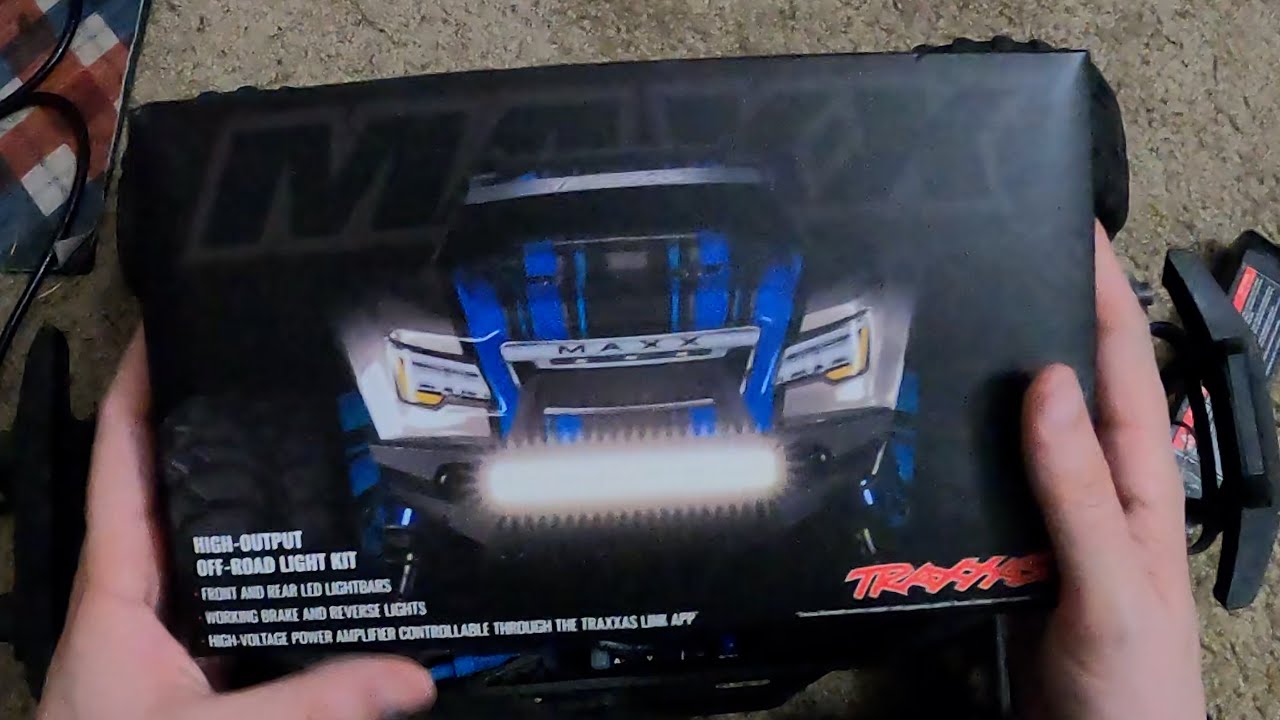 Traxxas Maxx LED Light Kit Install and Test!