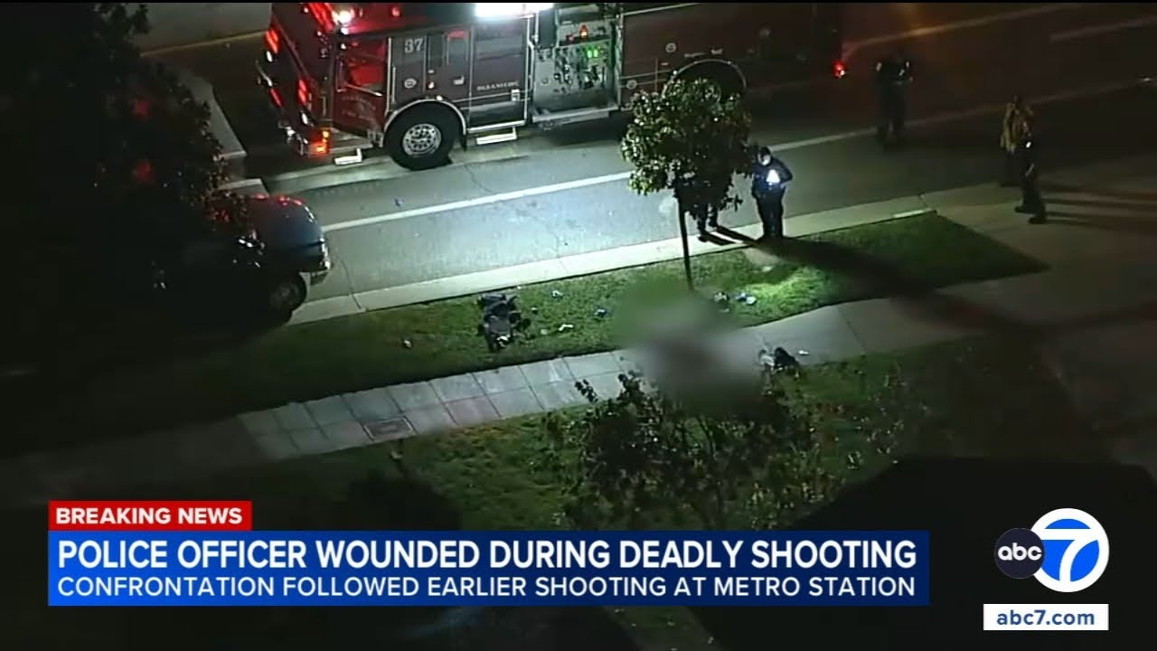 Police officer shot, suspect killed in Pasadena gun battle
