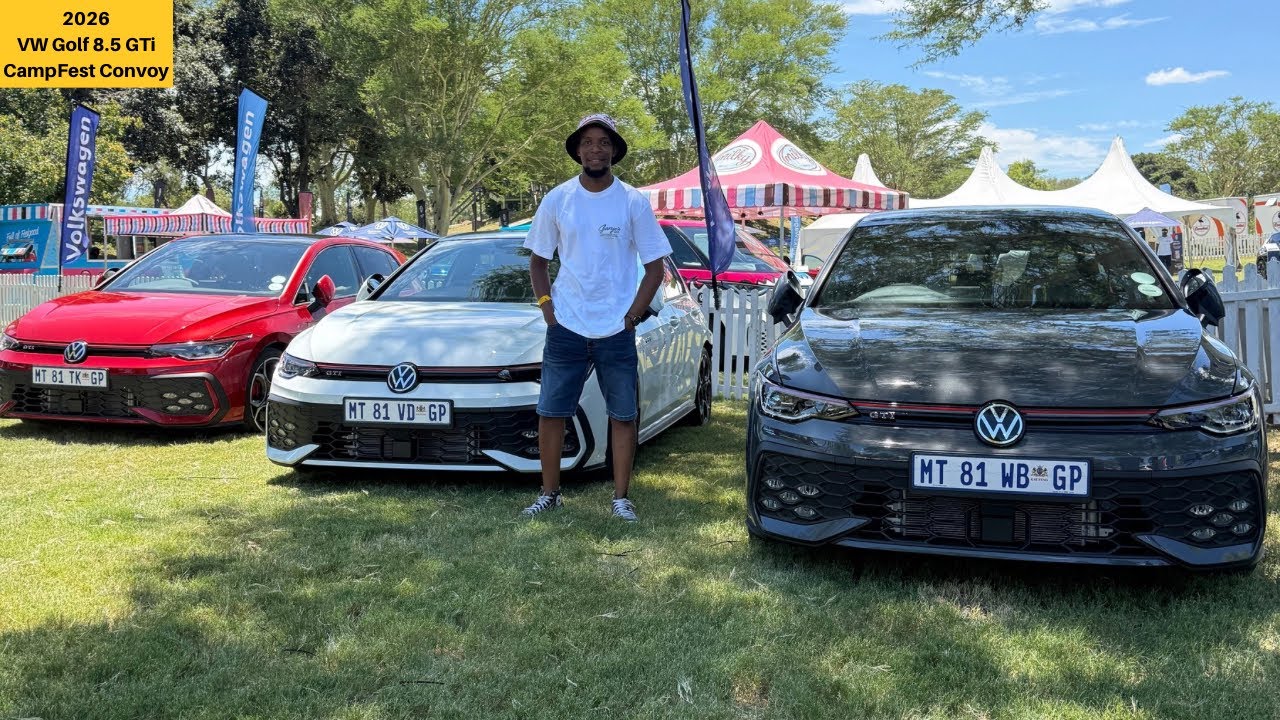 Convoy to CampFest in the 2026 VW Golf 8.5 GTi 
