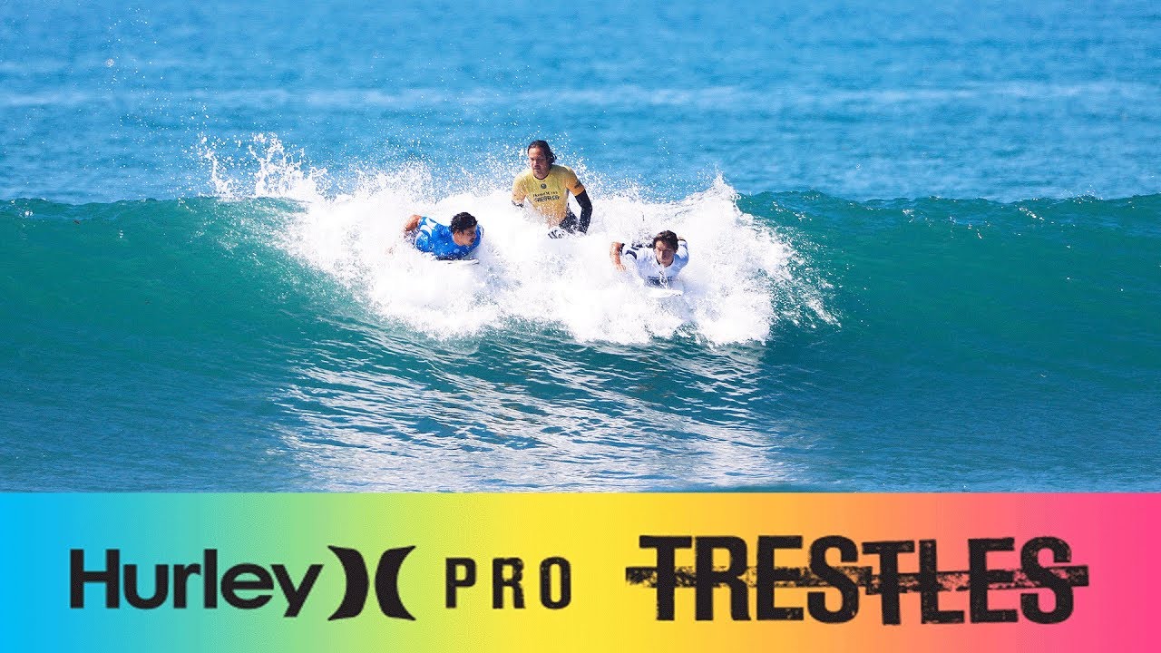 Smith vs. Gouveia vs. Geiselman - Round One, Heat 6 - Hurley Pro at Trestles 2017
