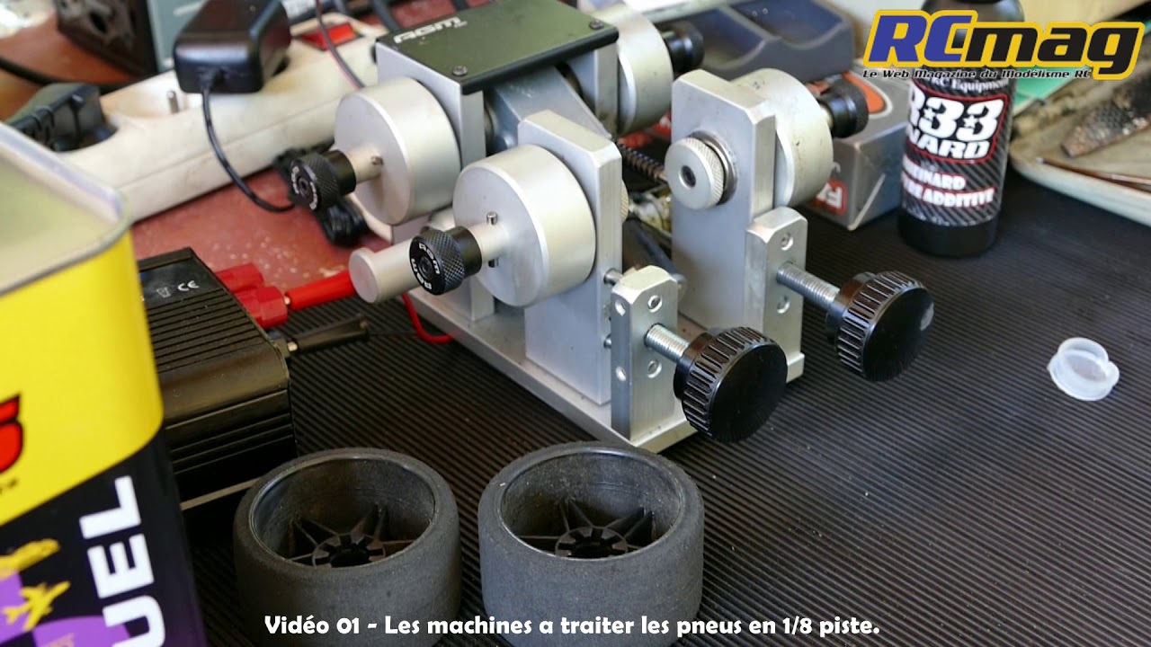 Les machines à traiter les pneus en 1/8 classique 01