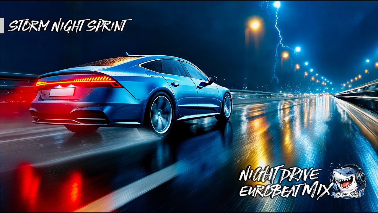 Night Drive Eurobeat – Male Vocal Mix 60min | Storm Night Sprint | Vol.10