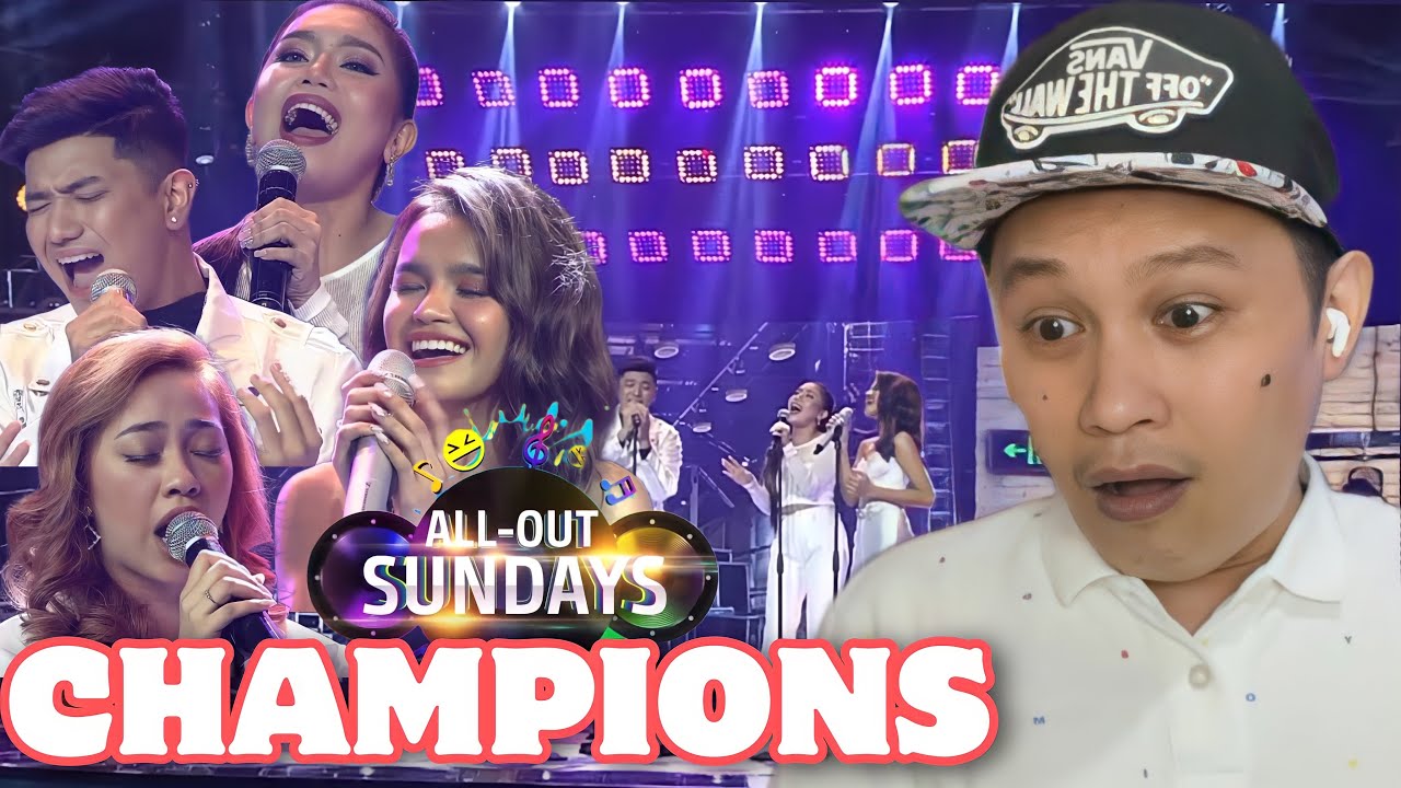 SUPER CHAMPIONS - ‘Take Me To Church’ and ‘Driver’s License’ mash-up | All-Out Sundays [REACTION]
