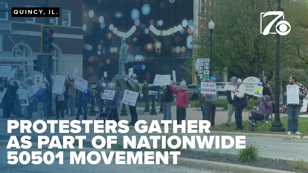 Protesters gather in Quincy as part of nationwide 50501 movement