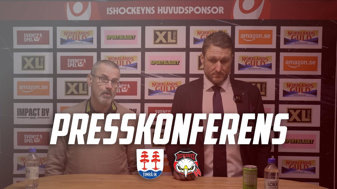 Presskonferens: Timrå IK - Malmö Redhawks
