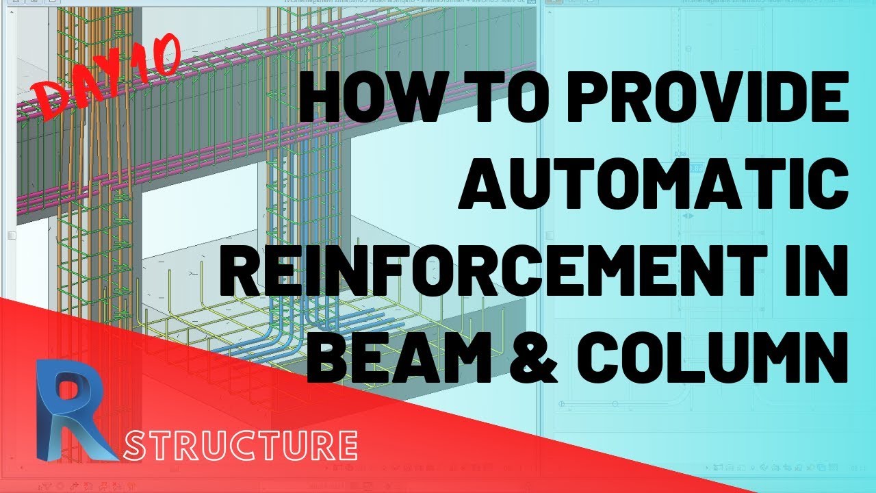 Provide Automatic Reinforcement in Beam & column | Revit Structure |