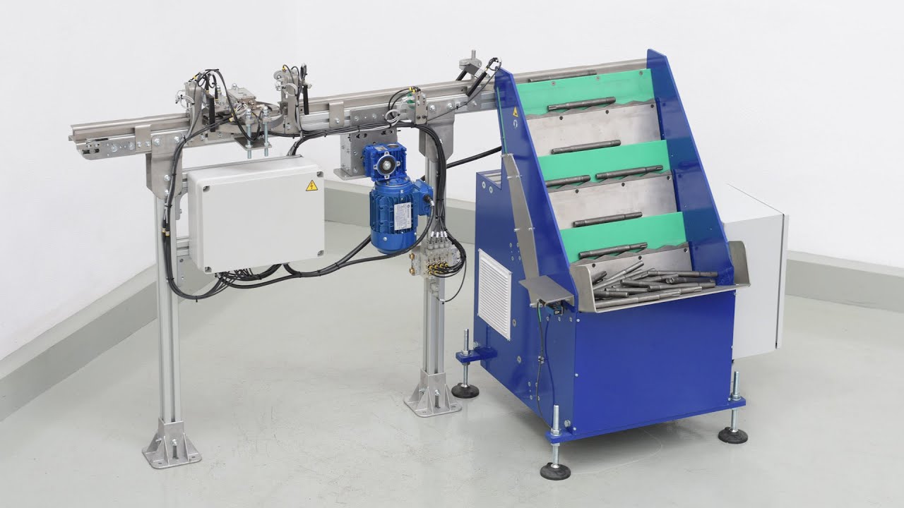 Alimentador industrial mecánico -escalator- para ejes de remolcado · MDV