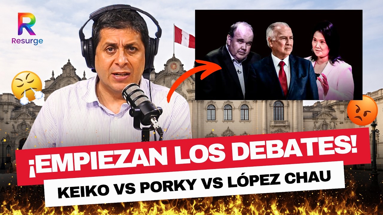 🔥¡IMPERDIBLE! Duelo sin tregua: Keiko vs. López Aliaga en el debate que sacude la campaña