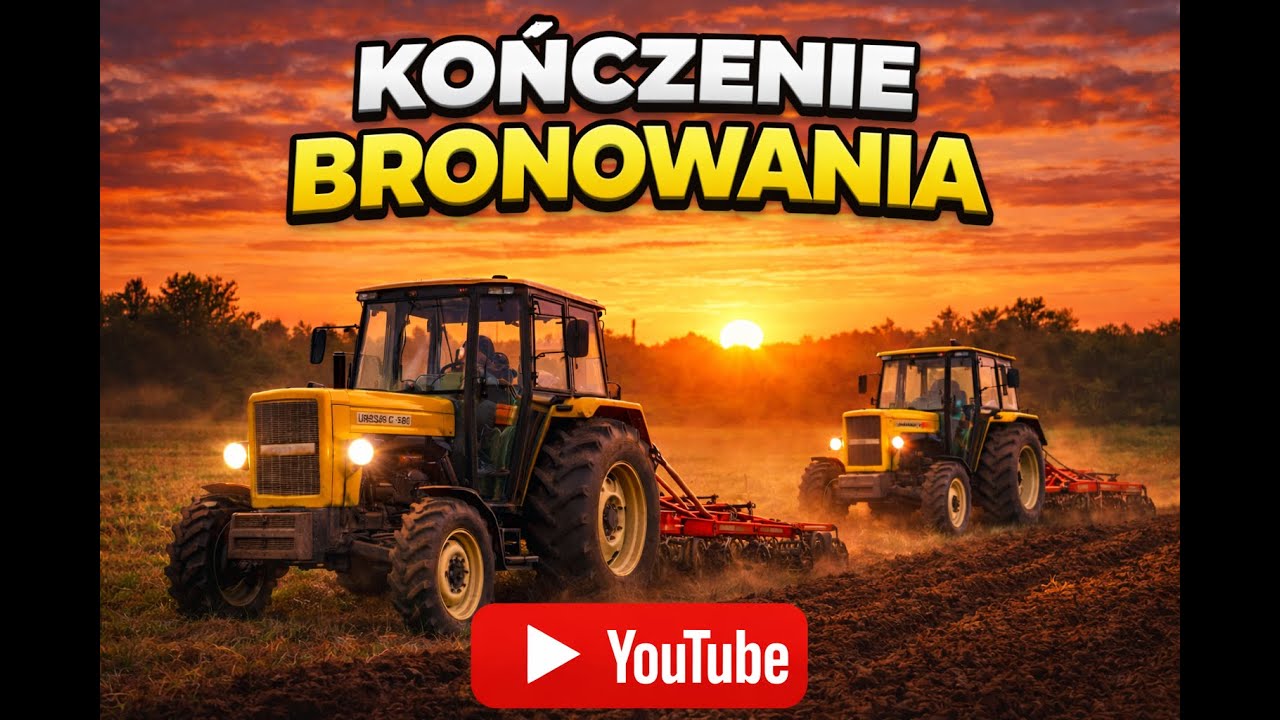 GR CYBUCHOWO odc:2 kończymy bronowania🚜🌽🥬