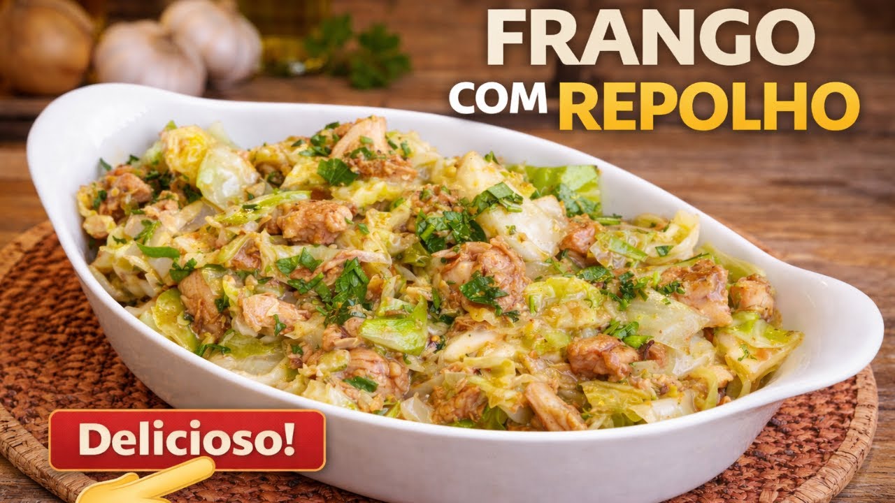  🔥 Repolho SEM graça NUNCA mais! SIMPLES, DELICIOSO E ECONÔMICO