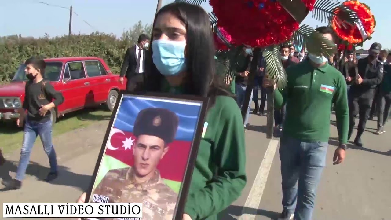 Masalli Rayon Kurdebaz Kendi Sehid Xelilov Gulsad Elsad Oglunun Defn Merasimi