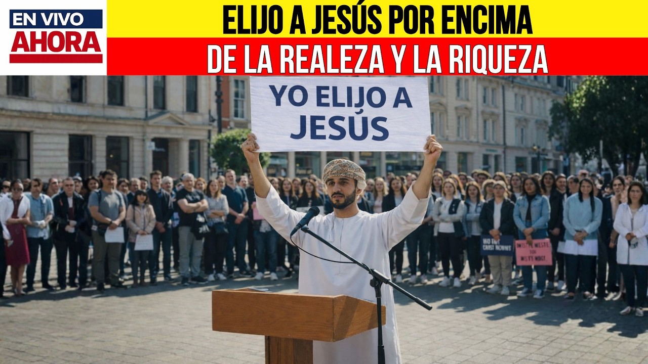 Príncipe de la realeza de Omán elige a Jesús en público—un momento EN VIVO que impactó a muchos