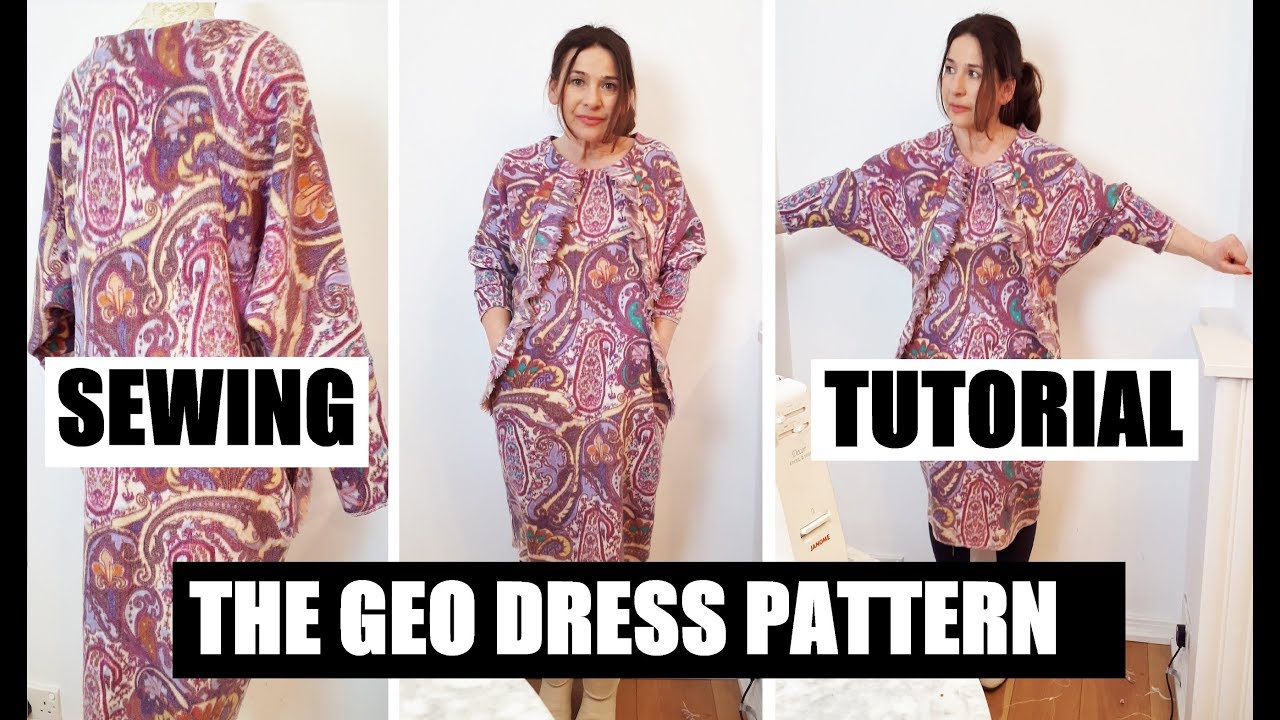 Geo Dress Sewing Tutorial Pattern by Sew Different
