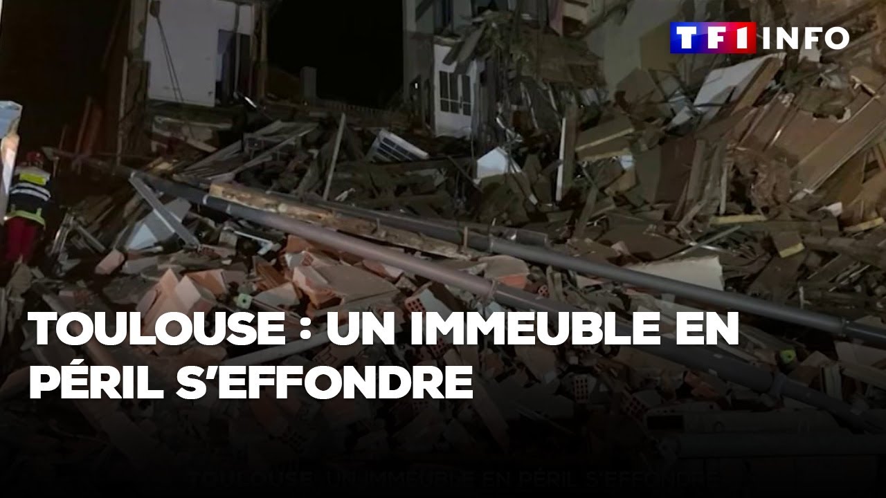 Toulouse : un immeuble en péril s’effondre