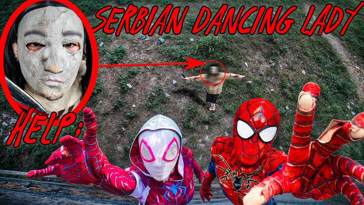 SPIDERMAN PARKOUR Vs SERBIAN DANCING LADY | Trapped in the Chase (Horror Story Short) | Epic POV