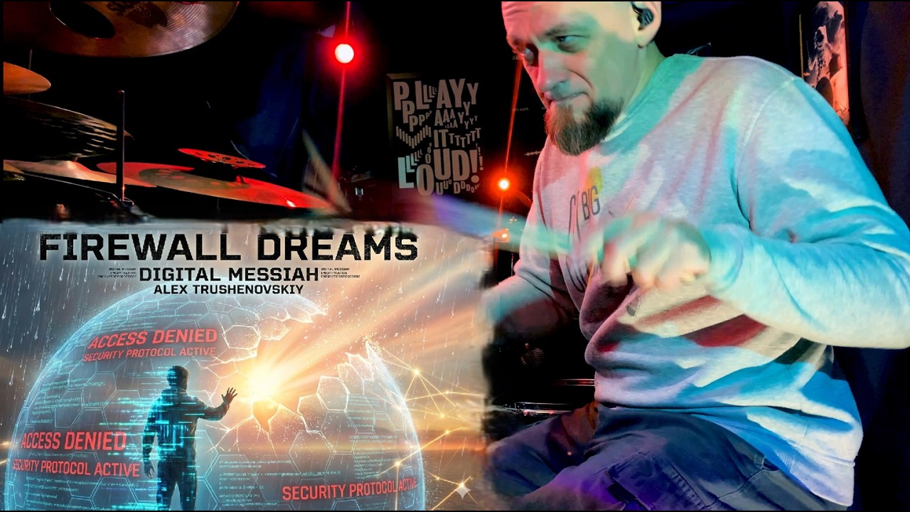 FIREWALL DREAMS — Digital Messiah (album) | AI Music + Live Drums by Alex Trushenovskiy