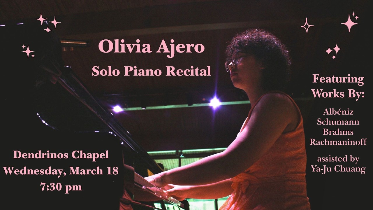 Olivia Ajero Solo Piano Recital 2026