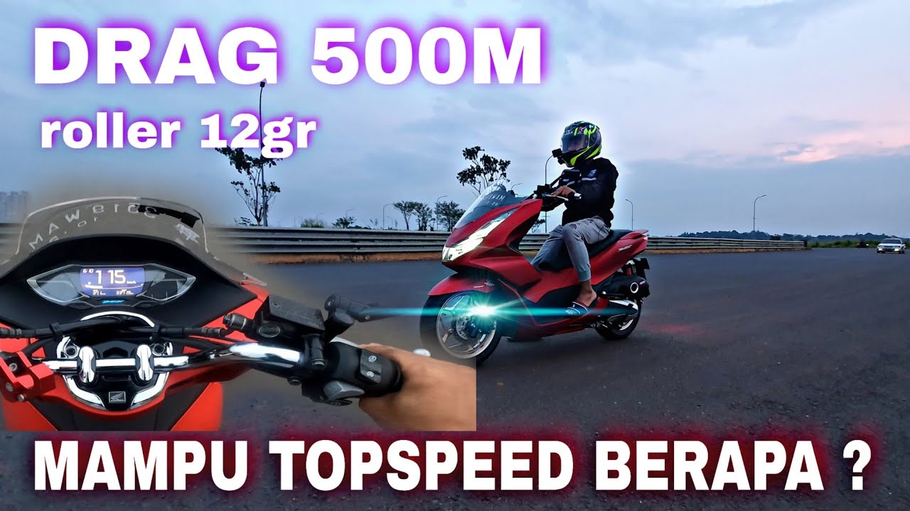 TOPSPEED PCX 160 PAKAI ROLLER SILIDING 12GR DR PULLEY ULE CHANNEL | MOTOVLOG