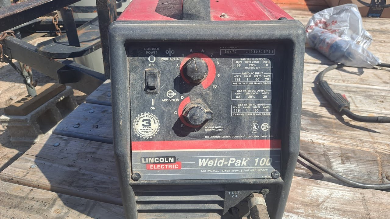 Lincoln weld pak 100 how did I do?