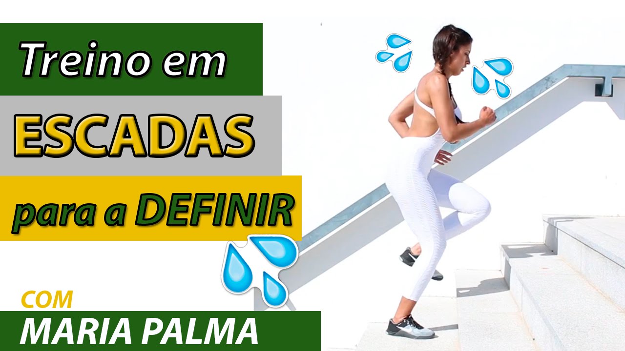 Treino na ESCADA para DEFINIÇÃO  |  Maria Palma