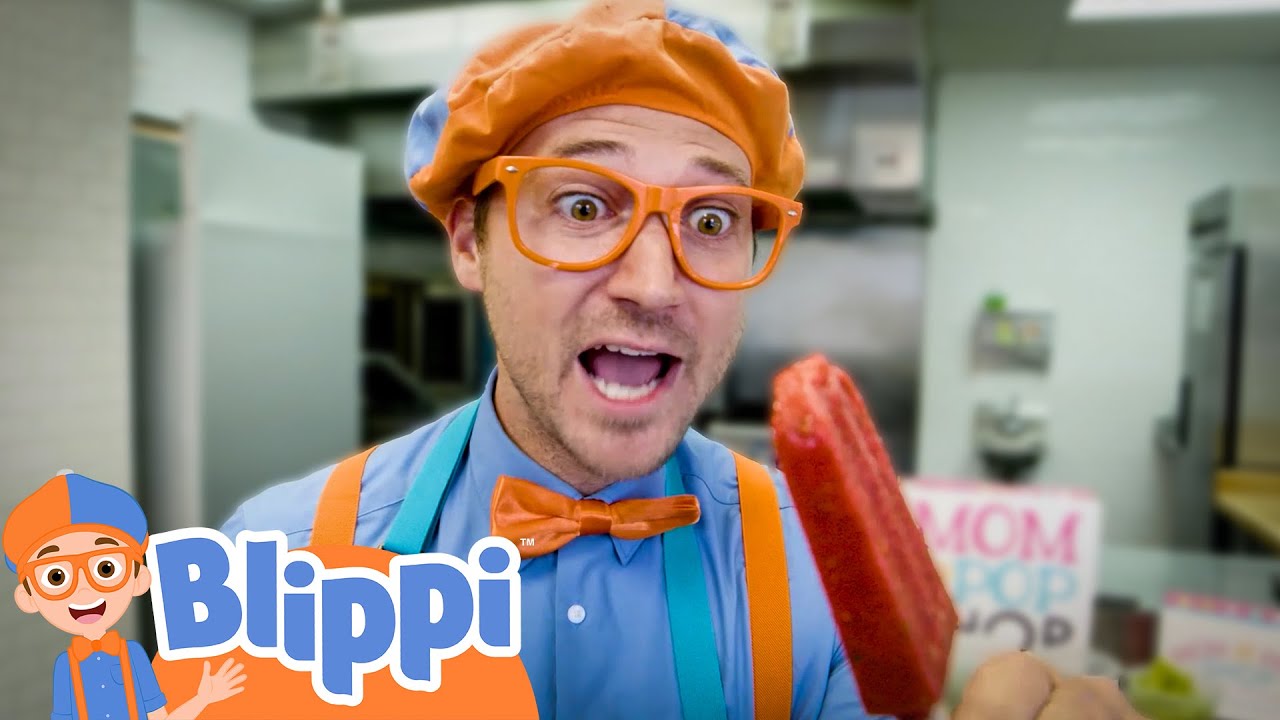 Blippi robi lody 🍧 | 📙Blippi po polsku📙Nauka i zabawa dla Dzieci